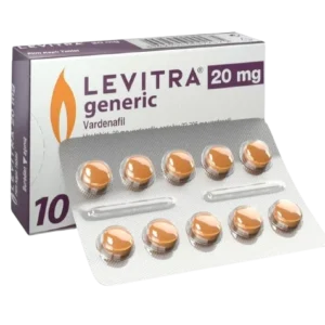Levitra 20mg tablets for erectile dysfunction treatment